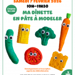 CLUB DES CRÉATEURS samedi 7 février 2026 : Ma dînette en pâte à modeler