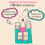 ATELIERS D’ÉCRITURE CRÉATIVE